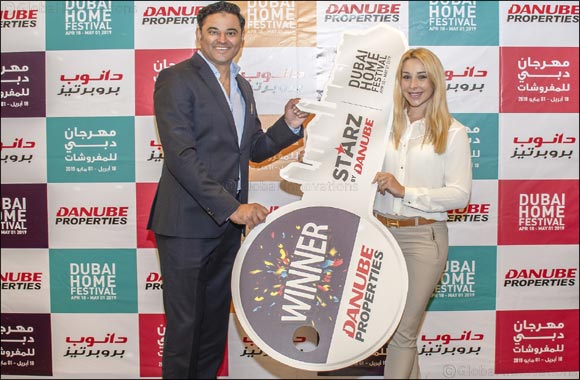 South African Bianca O'Donoghue wins Danube Properties' dream home through Dubai Home Festival raffle draw