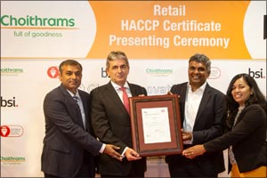 UAE's leading supermarket chain Choithrams gets BSI's HACCP certification