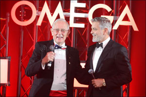 OMEGA hosts a star-filled tribute to the 50th anniversary of the first lunar landing with George Clooney and an impressive line-up of NASA veterans; including Charlie Duke and Thom