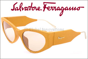 Salvatore Ferragamo Features Leather Sunglasses  In the Spring/summer 2019 Advertising Campaign