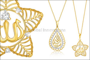 Pure Gold Jewellers launches Arabic calligraphy diamond pendants for Eid