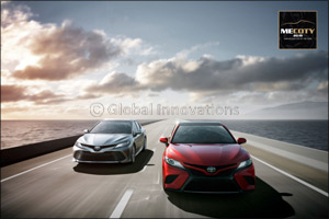 Toyota claims two prestigious titles at the  Middle East Car of the Year awards 2019
