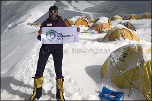 Dolores Shelleh is the first Arab woman to scale Mt. Everest from the North Col