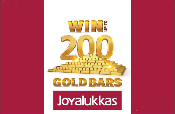 Win upto 200 Gold Bars this summer @ Joyalukkas