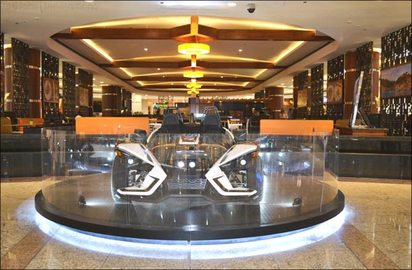 Sahara Centre rewards lucky Emirati customer with grand prize of Polaris Slingshot in Win Wheels with Meals' campaign