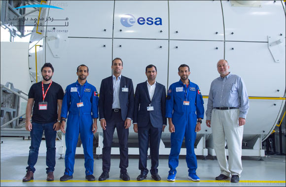 Hazzaa AlMansoori & Sultan AlNeyadi train at European Astronaut Centre in Germany