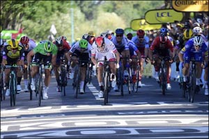 UAE Team Emirates Opens Its Account at the Tour De France With a Second Place Finish in Stage Four