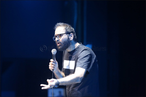 Leading Indian stand-up comedian Kunal Kamra performs to a packed house at BOLLYWOOD PARKS™ Dubai