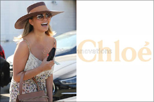 Chrissy Teigen Wears Chloé Sunglasses