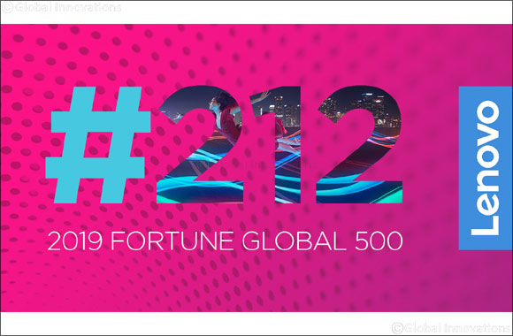 Lenovo Jumps 28 Spots on 2019 �FORTUNE Global 500' List