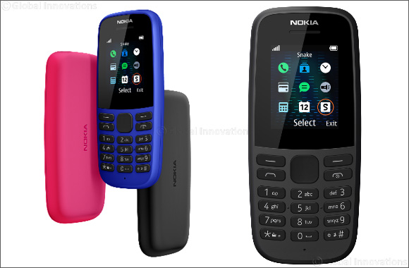 The all new Nokia 105  with a battery that lasts and all your everyday essentials at an unbeatable value