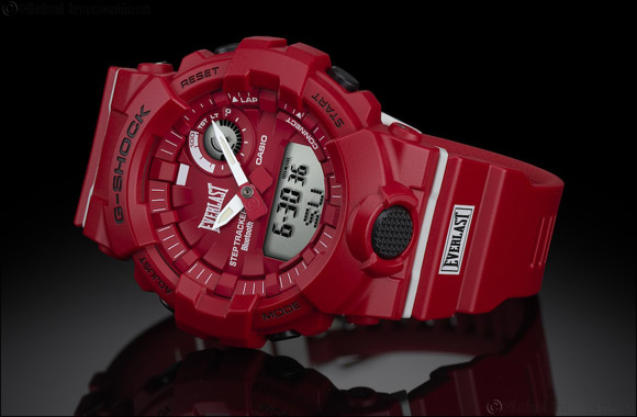 CASIO forms sports-themed collaboration with Everlast to produce new G-SHOCK GBA-800EL-4A model