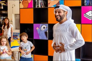 Mums and kids enjoy a barrel of laughs with Boomerang MENA's first laughter yoga session in the UAE