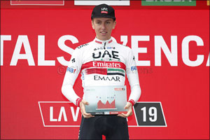 Perfect Pogacar Takes Extraordinary Stage Win for Uae Team Emirates at the Vuelta a Espana