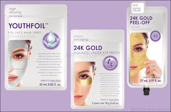 Keep your skin glowing this autumn with Skin Republic's luxurious sheet masks