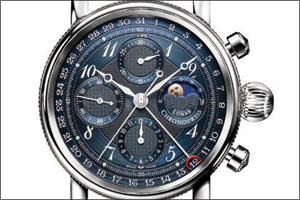 Chronoswiss adds beauty in blue to Sirius Chronograph Moon Phase collection