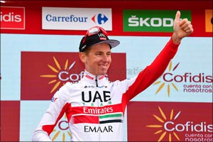 Pogacar Wins His Third Stage and Rides Onto the Podium in the General Classificaton at La Vuelta
