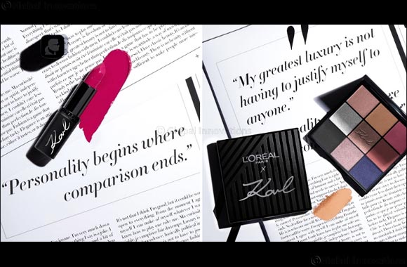 Karl X L'oral Paris Exclusive Collaboration