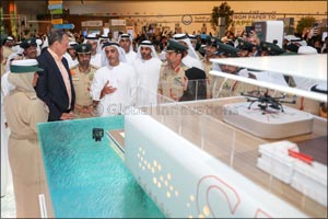 Saif bin Zayed unveils first floating Smart Police Station
