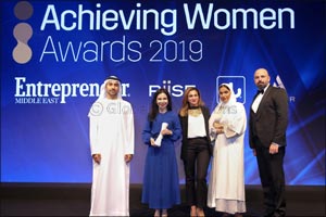 Dubai Startup Hub honoured at Achieving Women Awards 2019