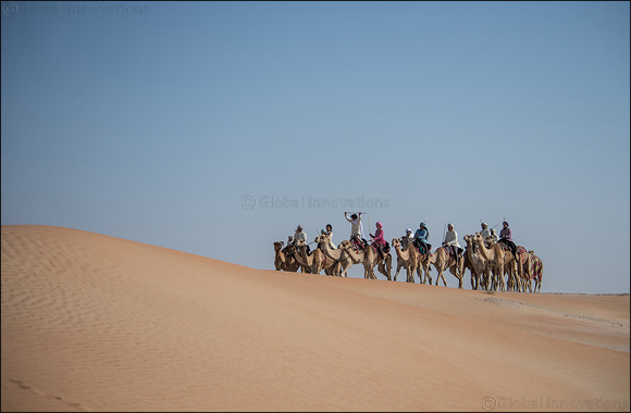 Emiratis and expats set off to a two-week Camel Trek across the UAE desert