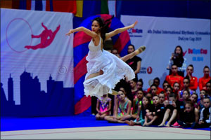 Dubai International Rhythmic Gymnastics Cup is a hit with 500 participants from 21 countries