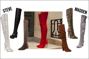 It's time to cover up - Knee high boots from Steve Madden