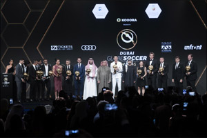 Brightest Football Stars Recognised at Dubai Globe Soccer Awards 2019