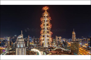The World's Tallest Building Captivates the Globe with Spectacular New Year's Eve Show in Downtown Dubai