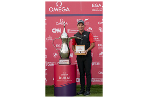 Lucas Herbert wins the 2020 OMEGA Dubai Desert Classic