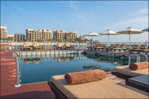 Make a Splash in 2020 at the New Floating Sea Pool at Doubletree by Hilton Resort & Spa Marjan Island