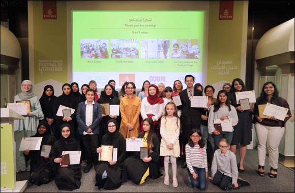 The Emirates Airline Festival of Literature Celebrates Young Winners of the 2020 OUP Story Writing Competition.