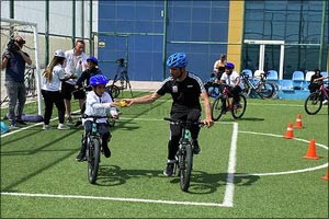 UAE Team Emirates' Stars Surprise Abu Dhabi School Children Ahead of UAE Tour