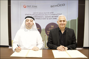 Germany's Schüco International KG Signs Rental Contract with SAIF Zone to Lease 14 Warehouses