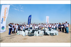 Aster Volunteers and Emirates NBD take to Al Qudra Desert for Green Choices Clean Up Initiative