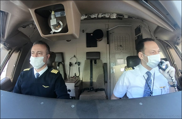 Turkish Airlines Draws the World's Biggest National Flag in the Sky to Honor the Founding of the Grand National Assembly of Turkey