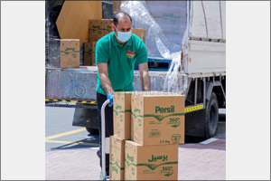 UAE Frontliners Receive 50,000 Liters of Cleaning Products