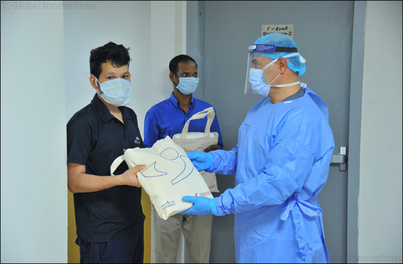 SEHA and Emirates Red Crecent Hand Out 1,000 Care Packages