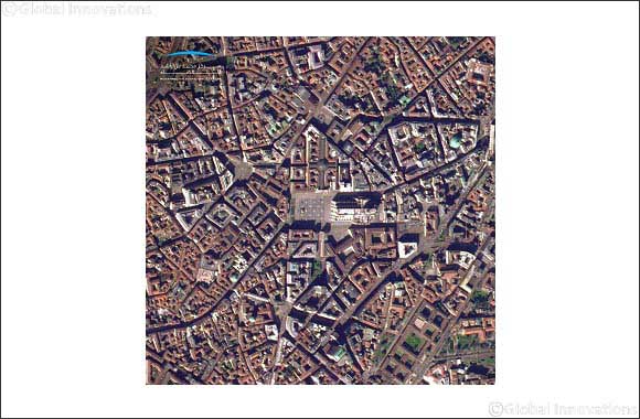 KhalifaSat Captures Image of Duomo di Milano In Italy and the Vacant Streets Around it During the Lockdown