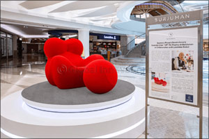 It All Started with a Sponge- Gaetano Pesce's Revolutionary Feminist Chair “UP” On Display at BurJuman in Collaboration with Leonidas Dubai