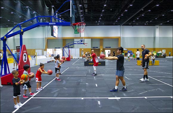 Lebanese Basketball Legend El Khatib Lauds Dubai Sports Council and DWTC for Amazing Dubai Sports World