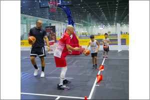 Lebanese Basketball Legend El Khatib Lauds Dubai Sports Council and DWTC for “Amazing” Dubai Sports World