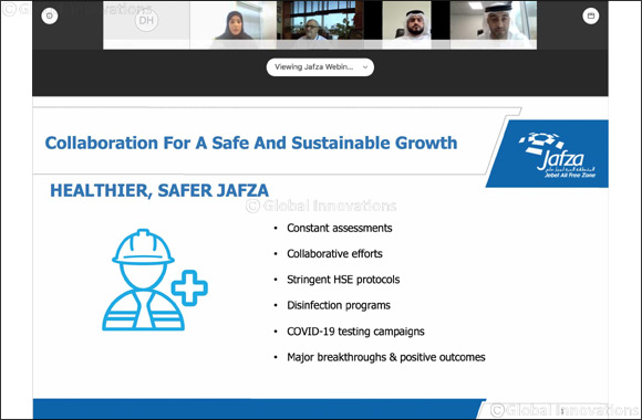 Jafza Sets a New Benchmark With collaboration for Safe and Sustainable Growth' Webinar'
