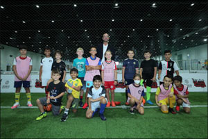 Zenga and Falcao visit Dubai Sports World