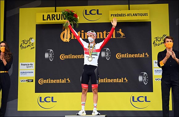 Momentous Win for UAE Team Emirates' Tour Debutant Tadej Pogacar