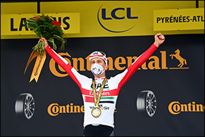 Momentous Win for UAE Team Emirates' Tour Debutant Tadej Pogacar