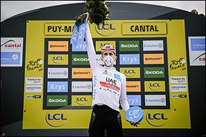 Pogacar Reclaims White Jersey and Climbs to 2nd in General Classification