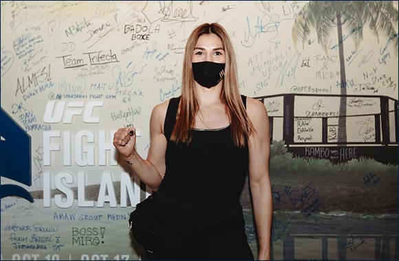 Aldana and Holm Arrive at UFC Fight Island Safe Zone Before Upcoming UFC Fight Night