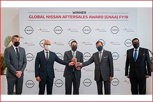 Arabian Automobiles Awarded Global Nissan Aftersales Award in Large National Sales Company Category
