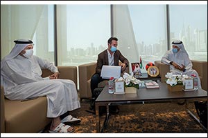 Dubai Sports Council discuss Cooperation with Israeli Club Hapoel Tel Aviv